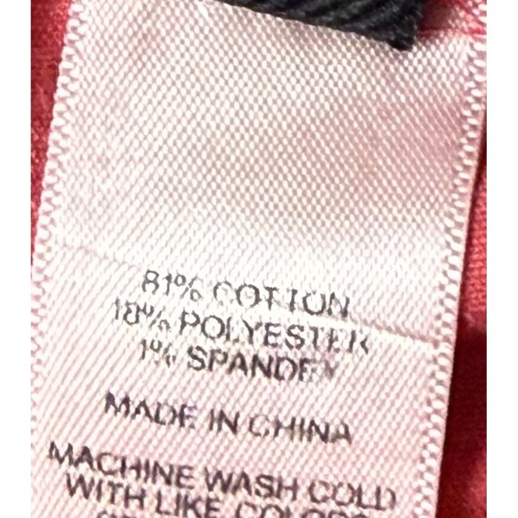 Express Crop Jeans Legging 4 Low Rise Skinny Stretch Jegging Red Coastal Preppy - Picture 5 of 5